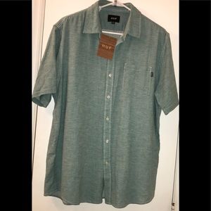 HUF Course Short Sleeve Chambray Shirt!